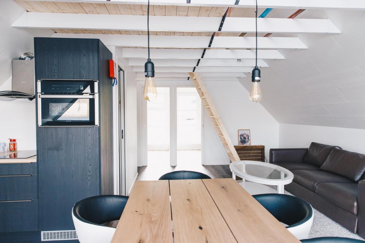 Boat House In Hosvik 아파트 외부 사진